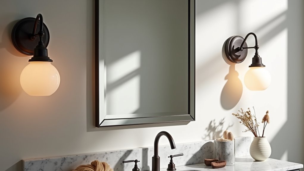 adjustable armed sconces bronze