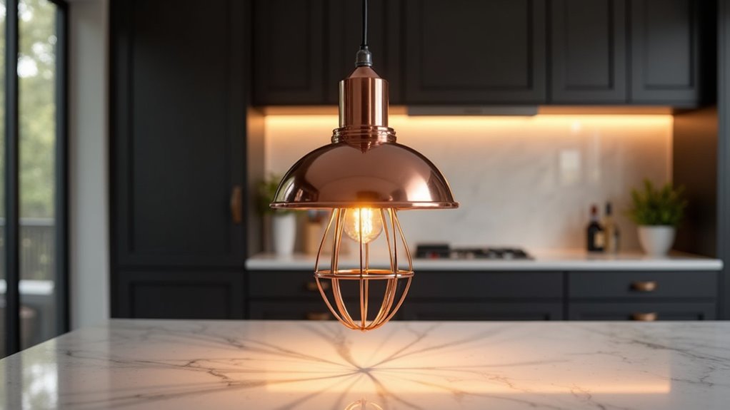 adjustable height copper fixture