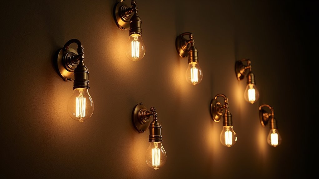 aged brass cordless light