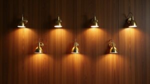 battery operated brass lights