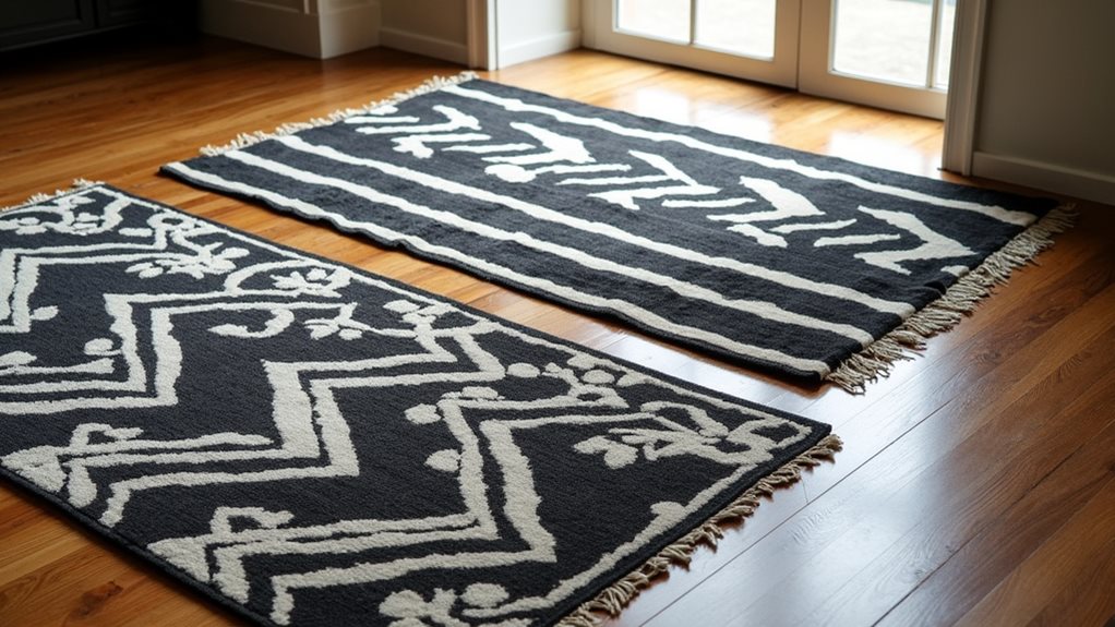 bold geometric rug designs