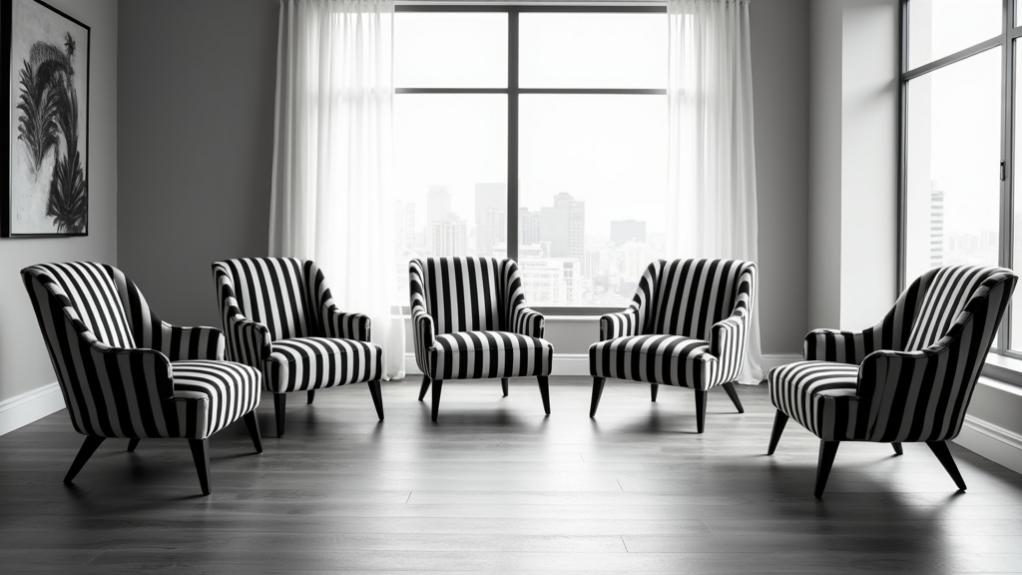 bold horizontal stripes elegance