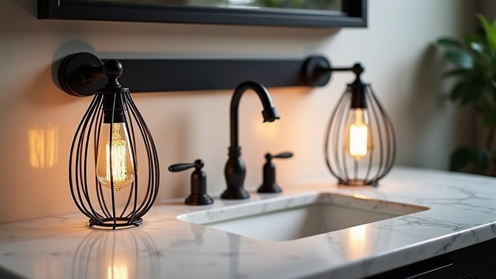bold industrial vintage fixture