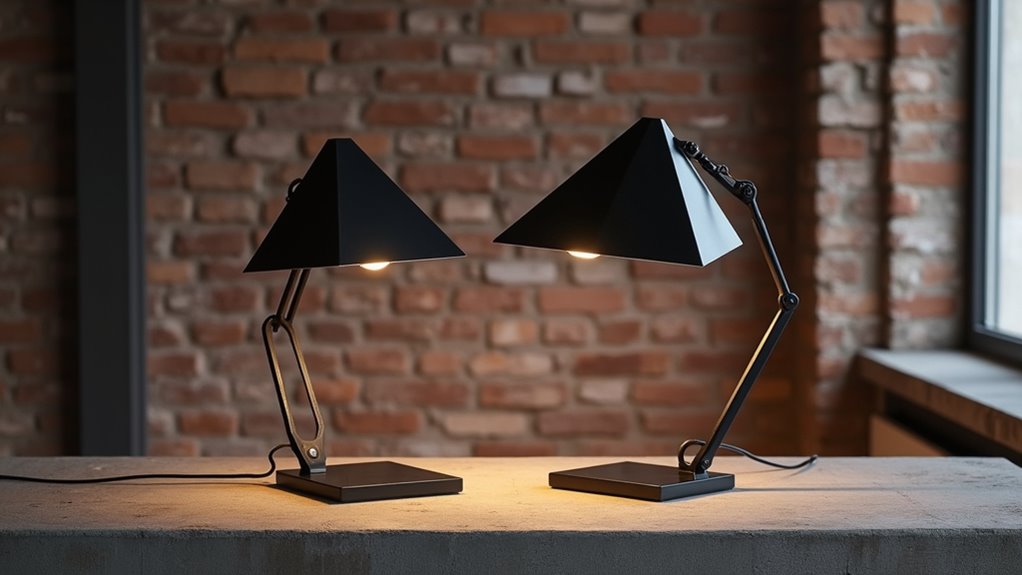 bold rugged industrial lamps