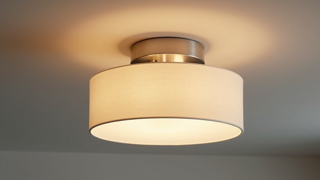brushed nickel minimalist shade
