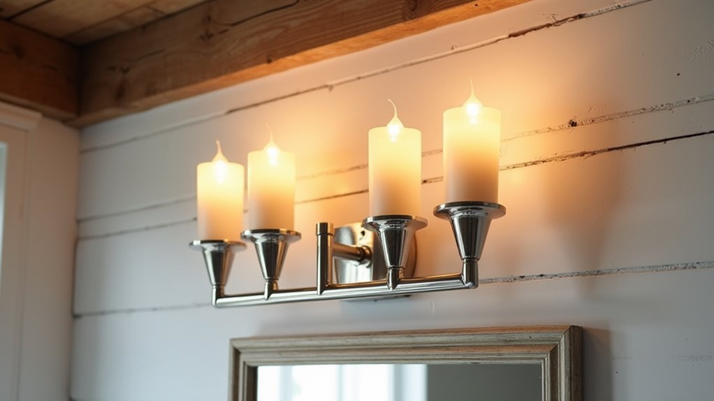 candle style farmhouse multi light