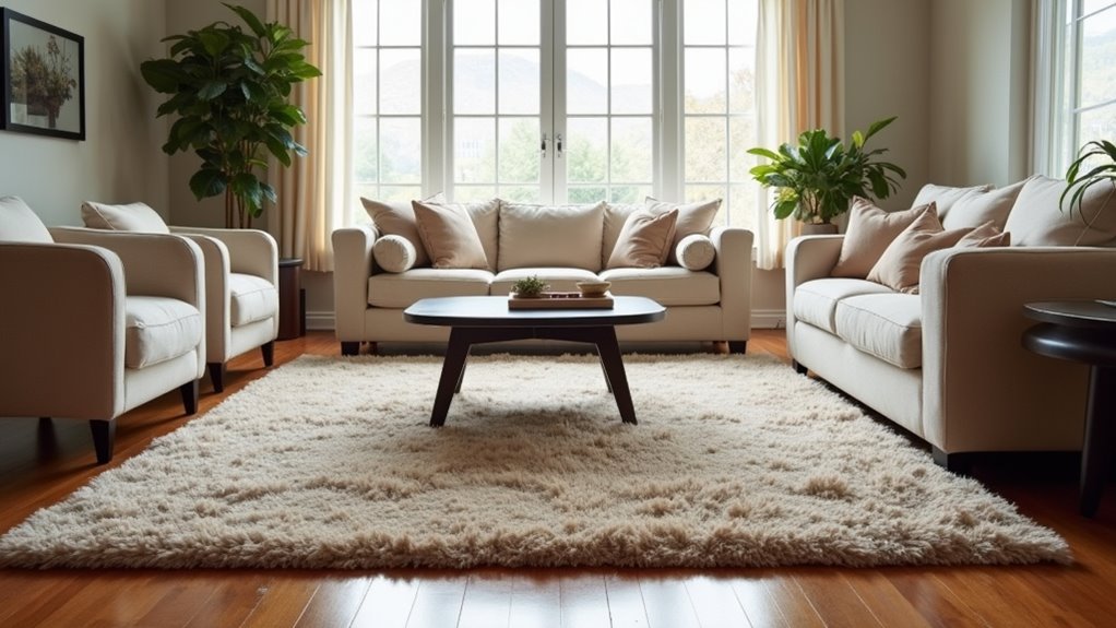 center rug for balance