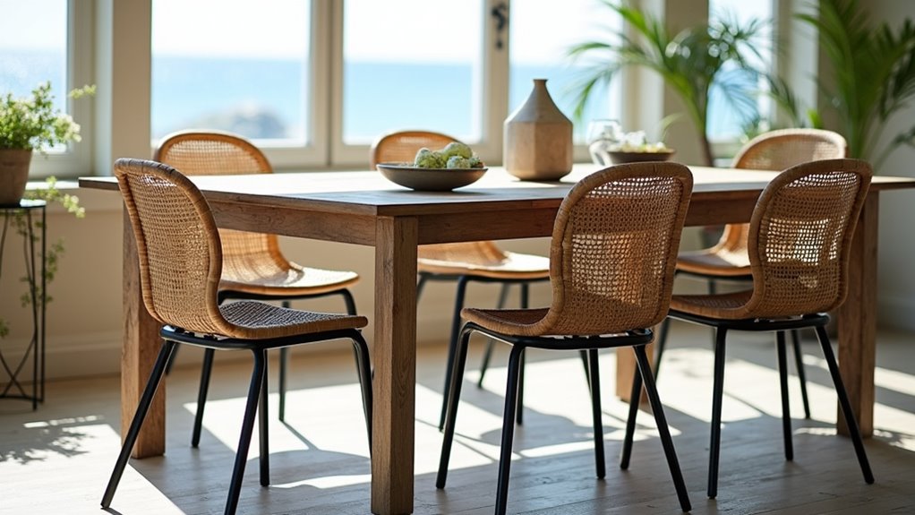 coastal charm black rattan