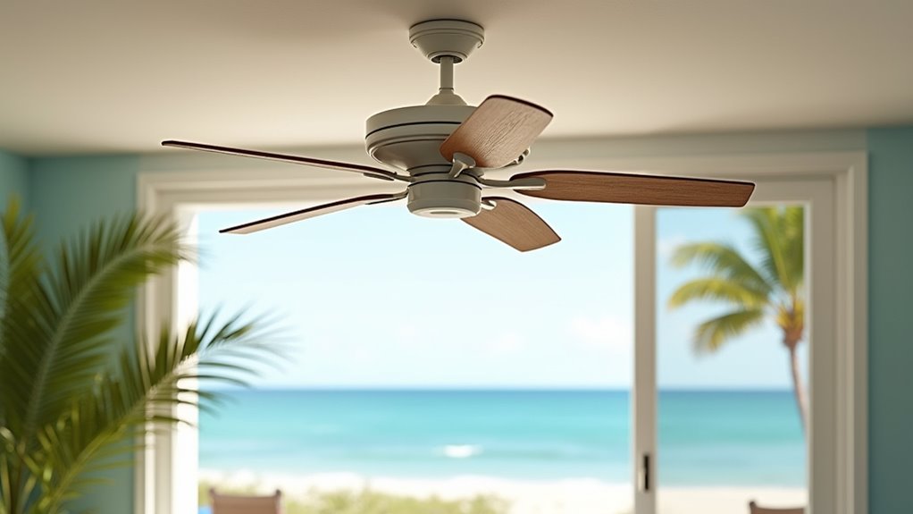 coastal whisperwind rustic fan