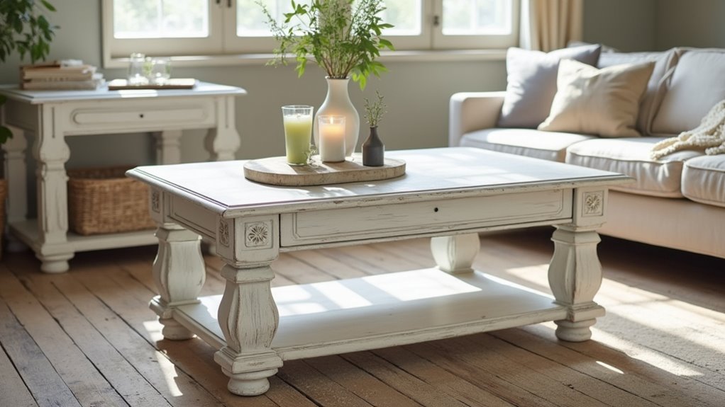 distressed white farmhouse charm