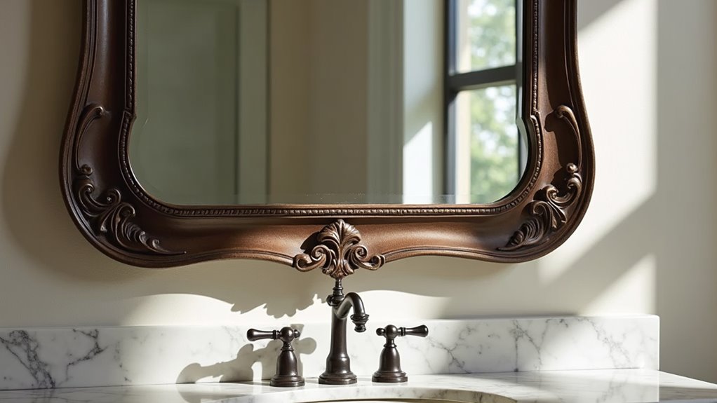 elegant classic bathroom mirror