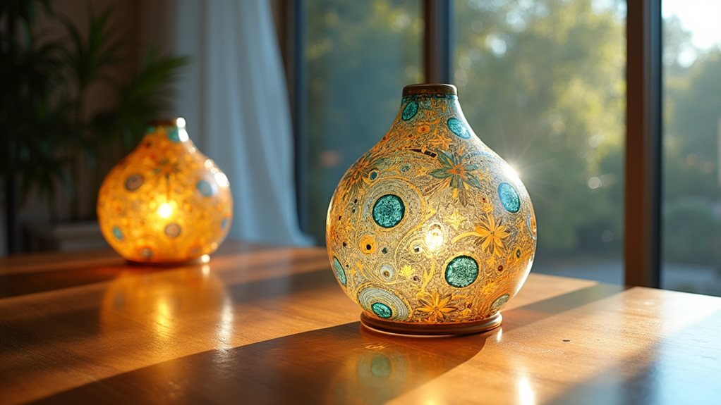 elegant glass lamp shades