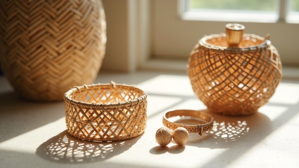 elegant handmade rattan pieces