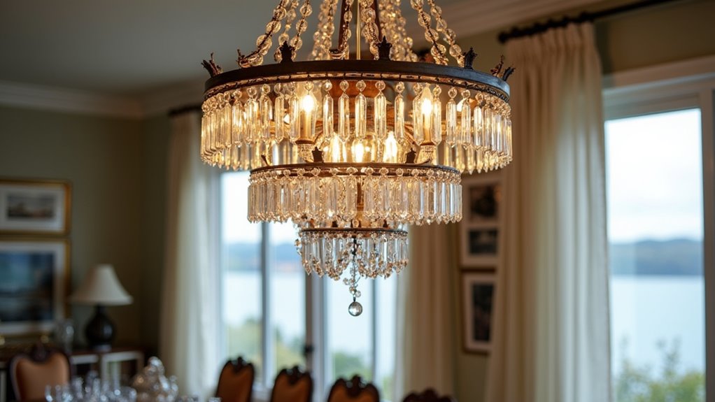 elegant nautical black chandelier