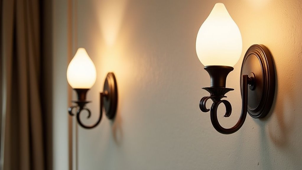 elegant oil rubbed sconces
