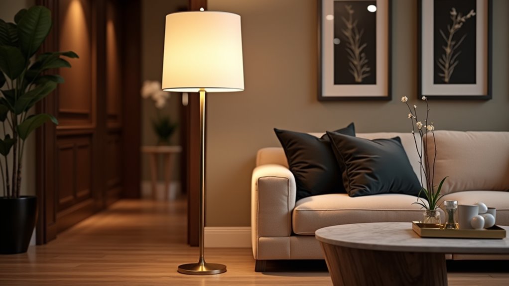 elegant silk shantung lamp