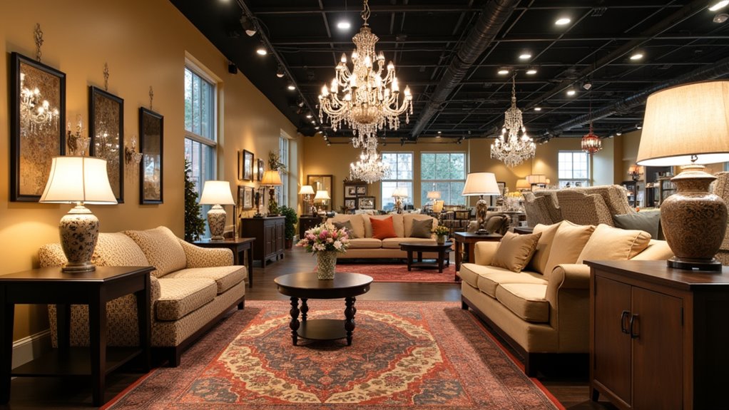 expansive home furnishings array