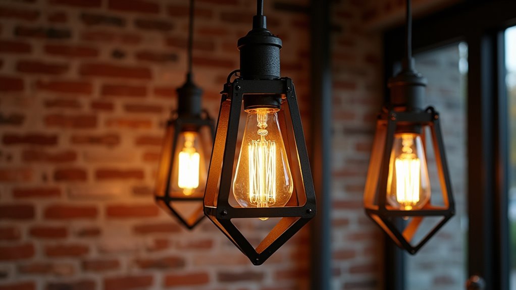 exposed edison industrial pendant