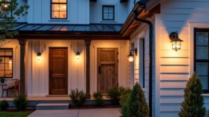 farmhouse exterior lighting ideas