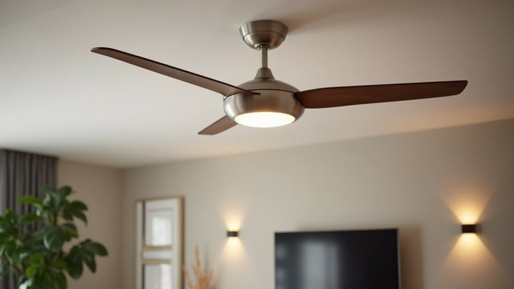 flush mount ceiling fan