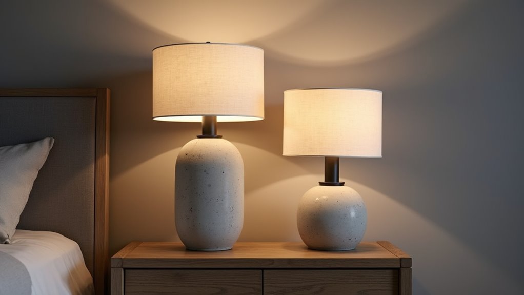 industrial charm concrete lamp