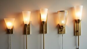 mid century vintage wall sconces