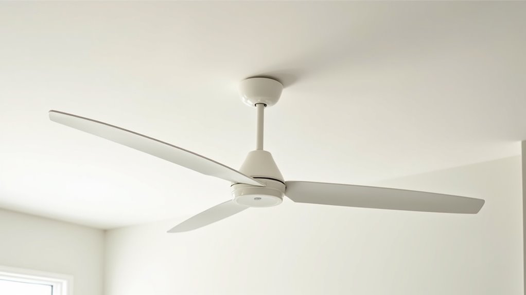 minimalist white ceiling fans