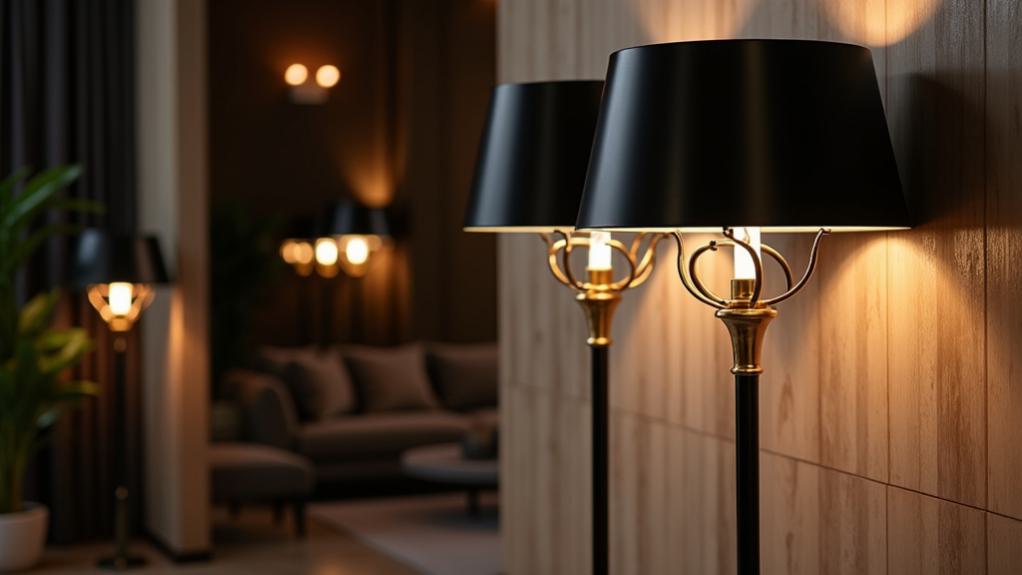 modern antique brass lamp