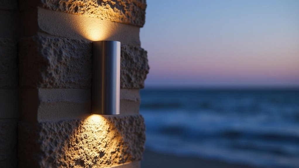 modern cylindrical weatherproof sconce