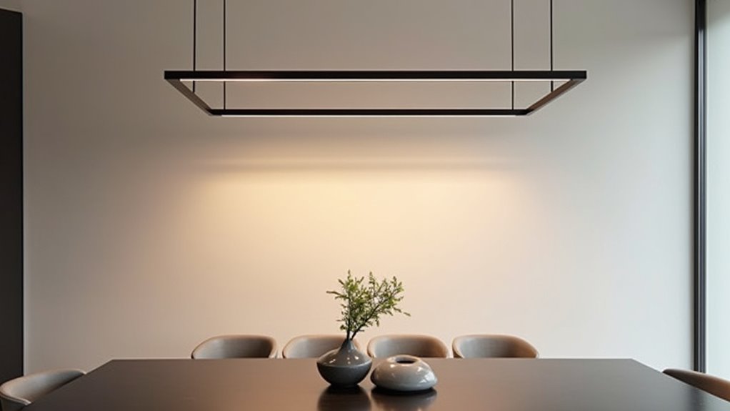 modern minimalist metal chandelier