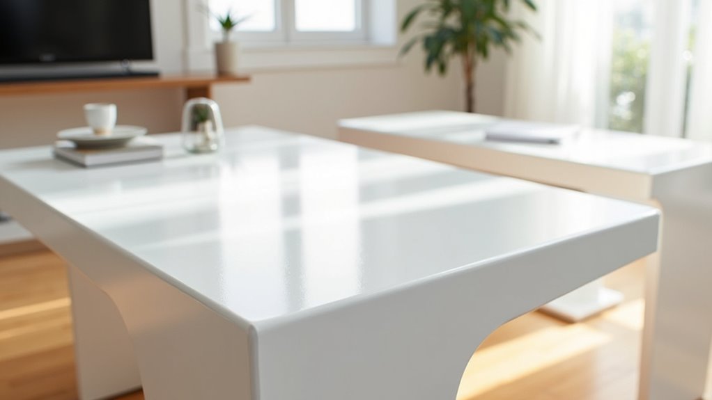modern minimalist white ensemble