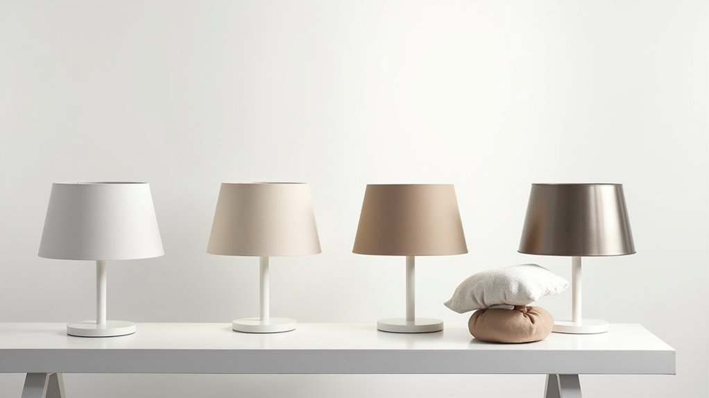 modern sleek fabric shades