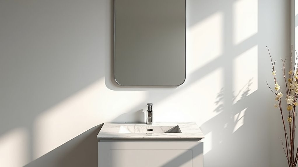 optimal mirror height placement