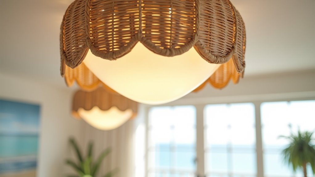 rattan coastal shell design