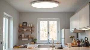 replace round led ceiling