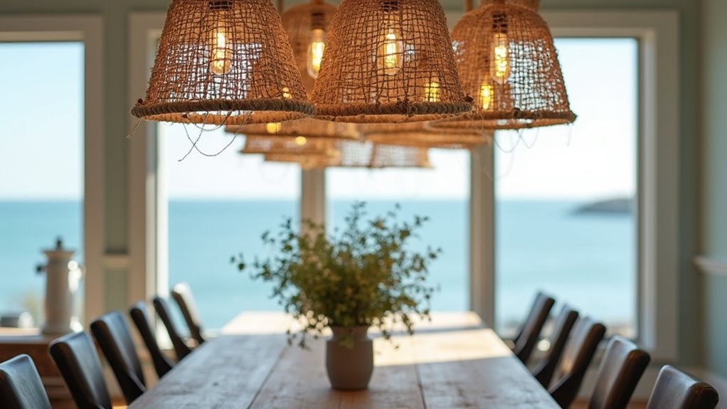 rope accented coastal texture designs