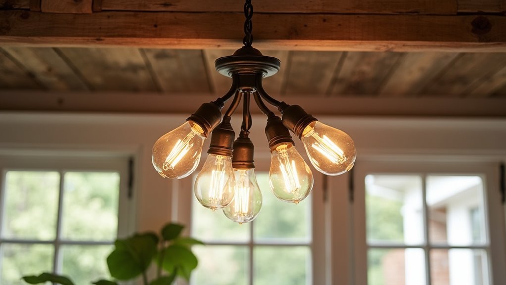 rustic modern industrial fixture