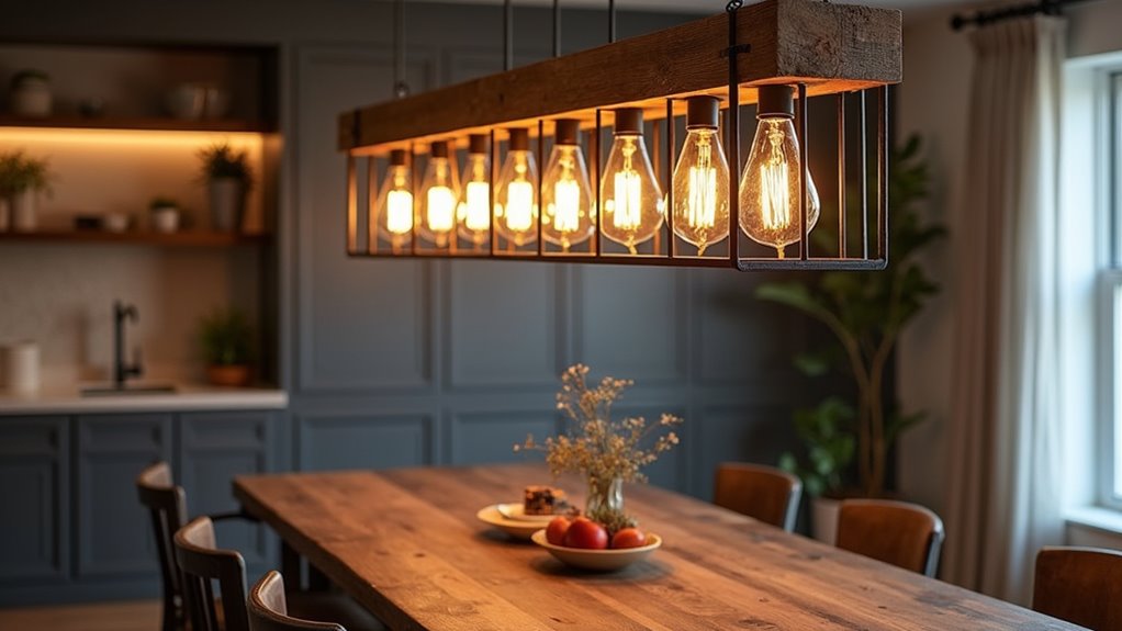 rustic wood metal hybrid