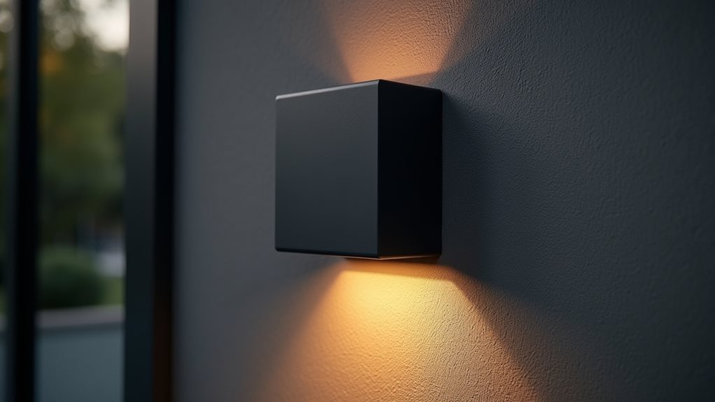 sleek minimalist black lighting