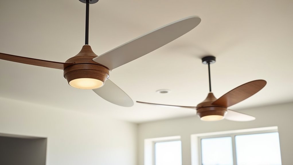 sleek modern energy efficient fan