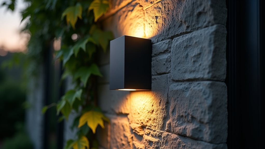 smart motion sensor sconces enhance security