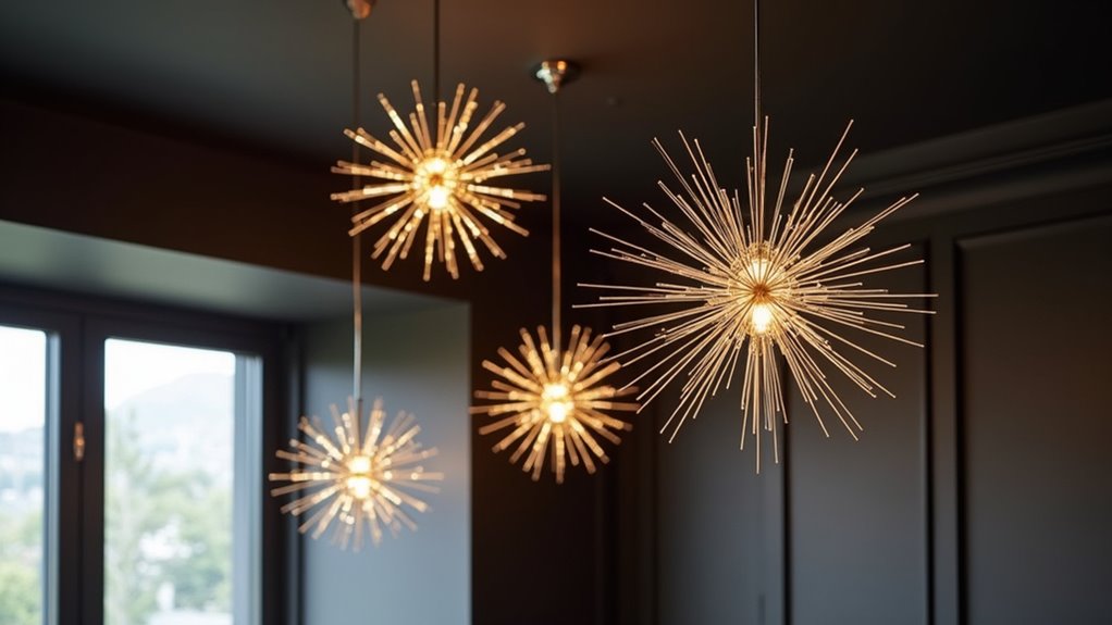 sputnik inspired geometric lights