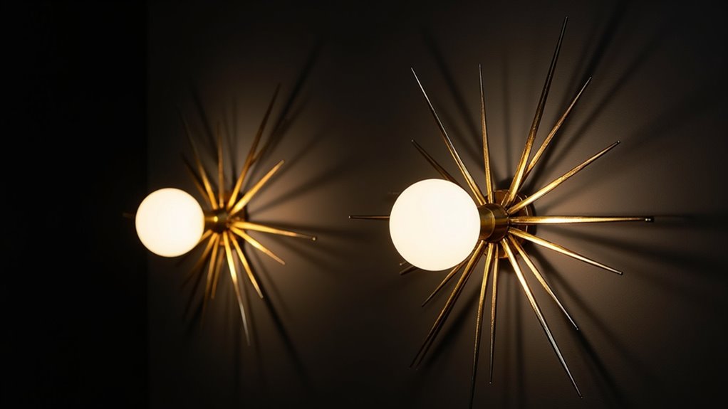 sputnik inspired mid century lighting