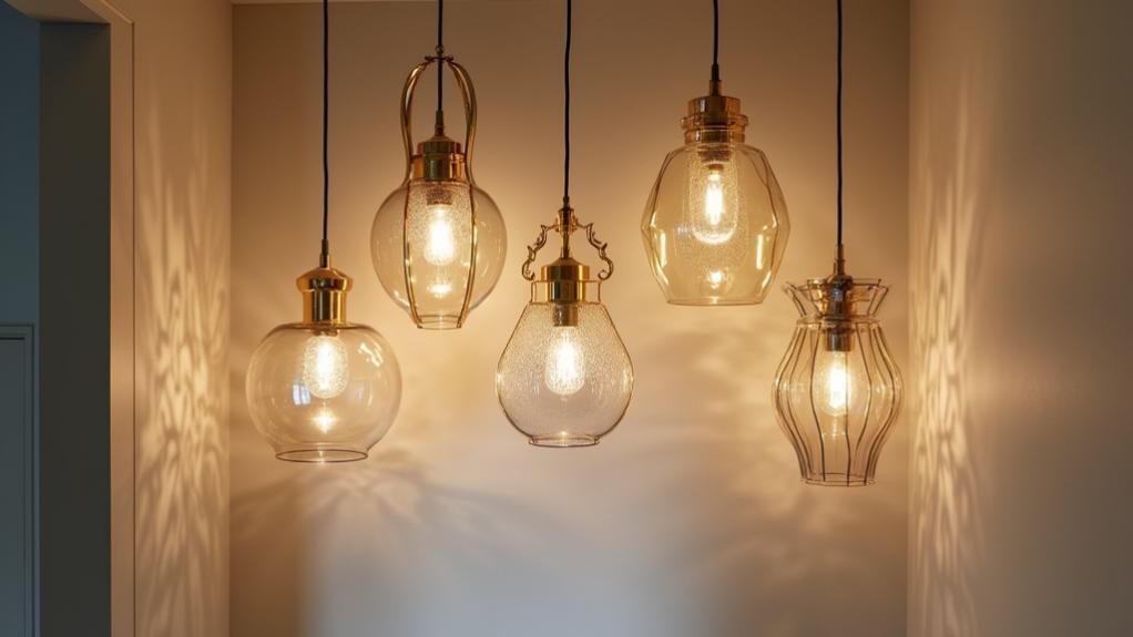stylish glass shade illumination