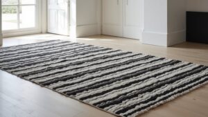 stylish striped home rugs