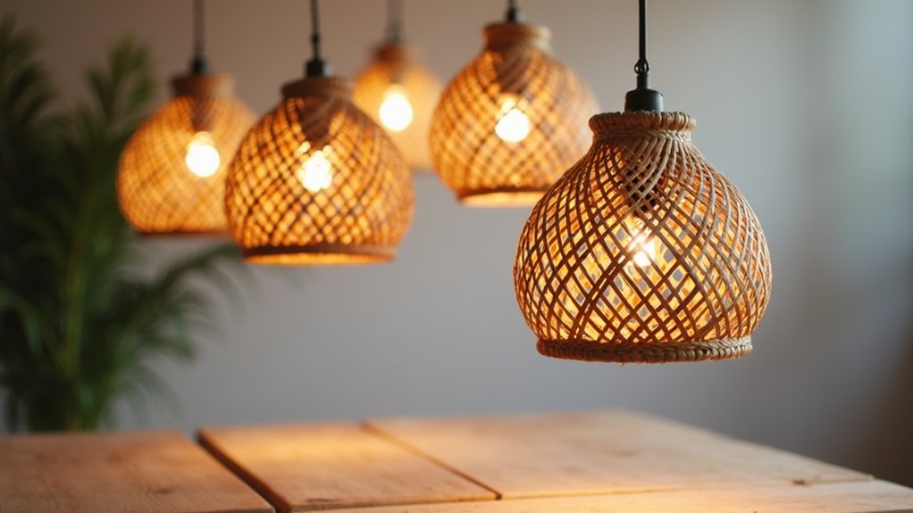 sustainable organic rattan shades