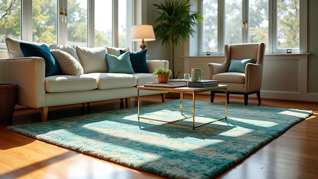 tailor rug to furniture
