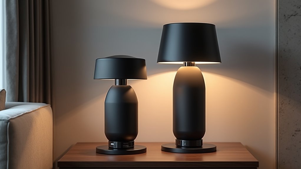 tech savvy black lamp