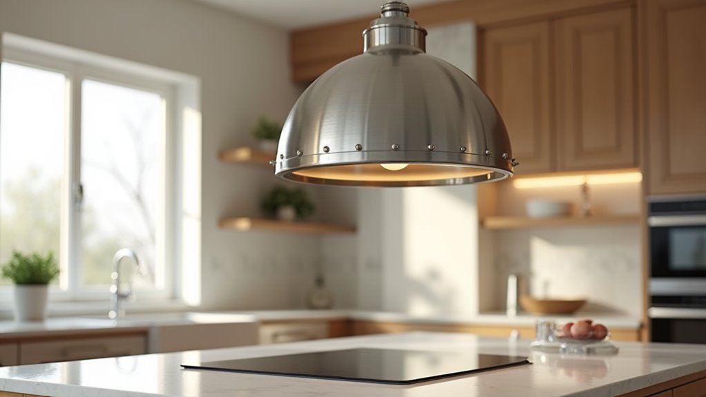 timeless industrial dome pendant