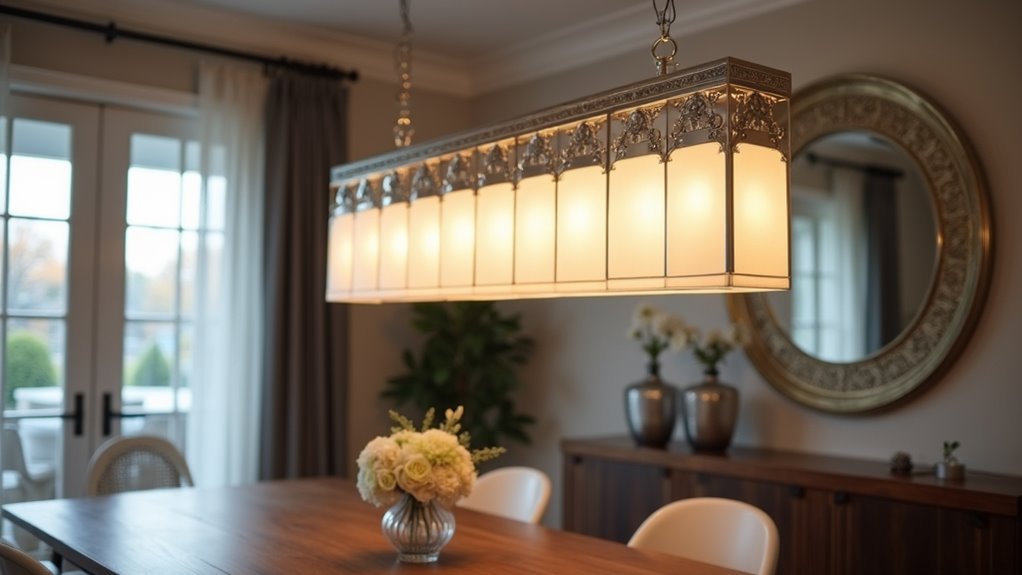 timeless nickel frosted chandelier